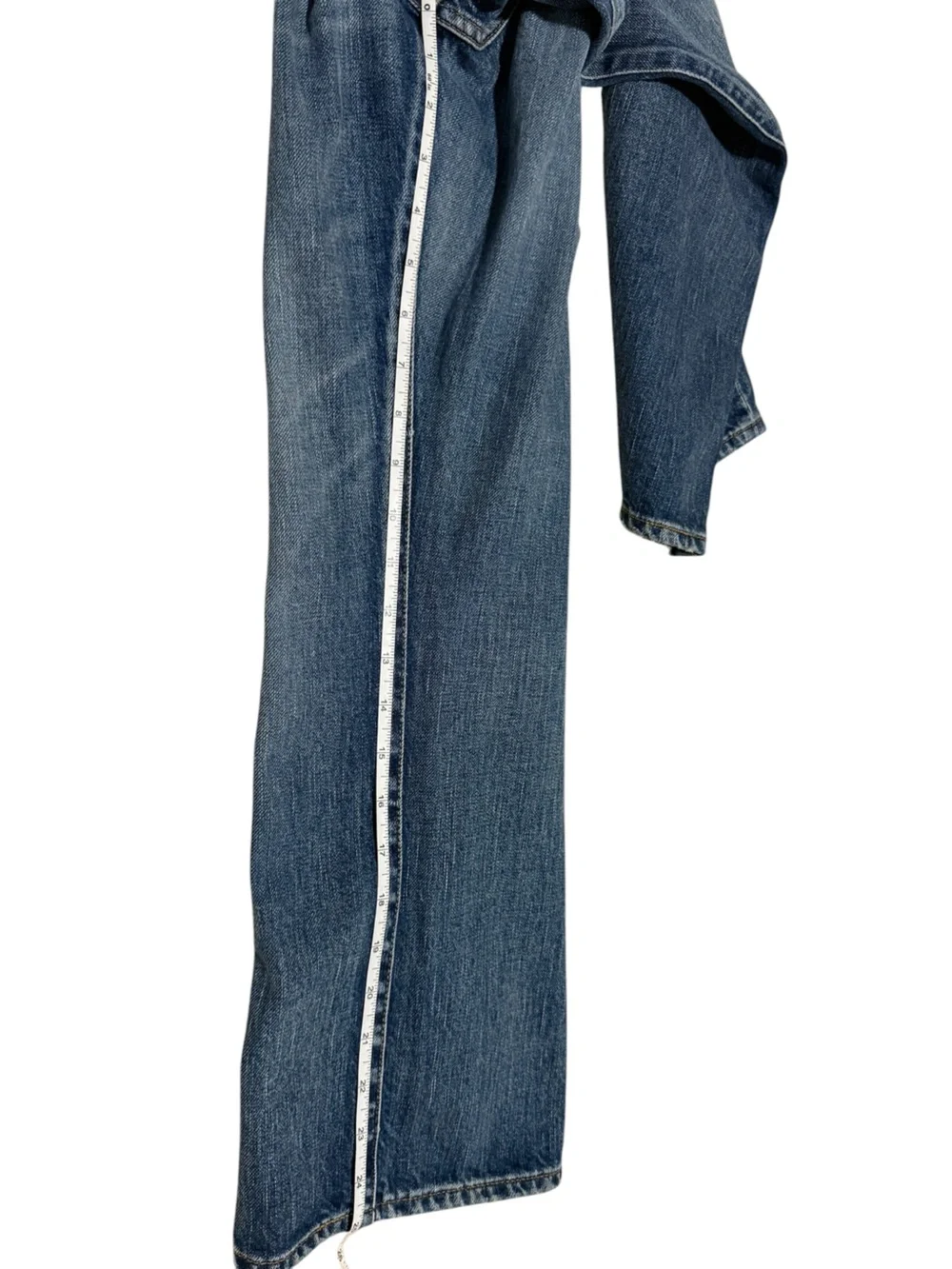 Saint Laurent 70's Cropped Denim 'Sandy Winter Blue' Size 28 165/66Y